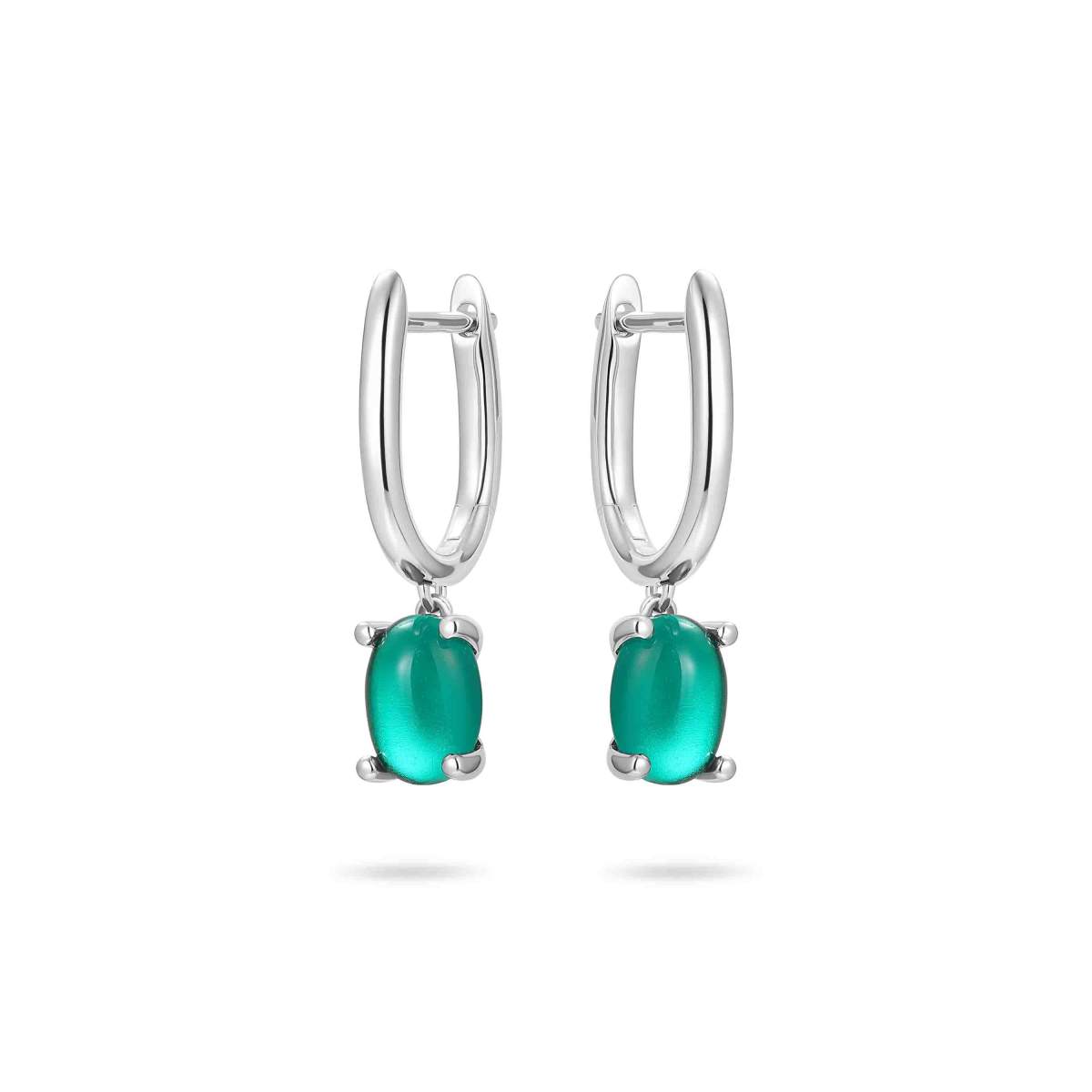 Gisser Oorringen Zilver Gerhodineerd – KC1043P