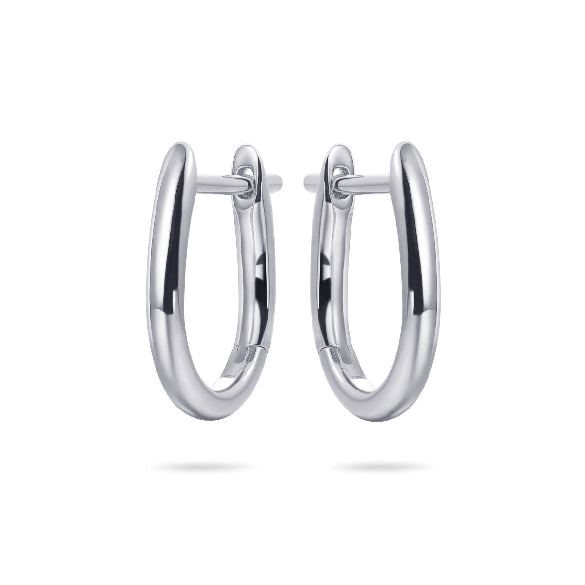 Gisser Oorringen Zilver Gerhodineerd – KC1047
