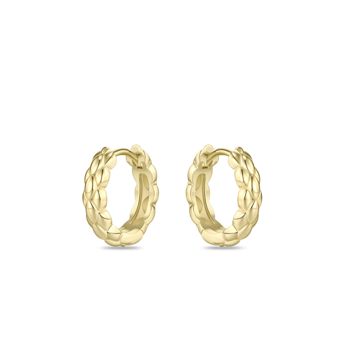 Gisser Oorringen Zilver Verguld Bicolor – KC1055Y