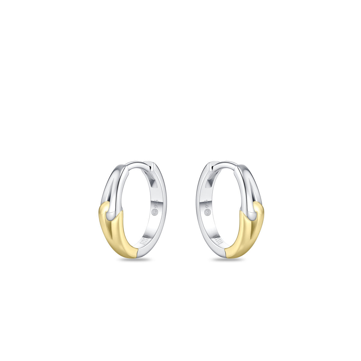 Gisser Oorringen Zilver Verguld Bicolor – KC1060Y