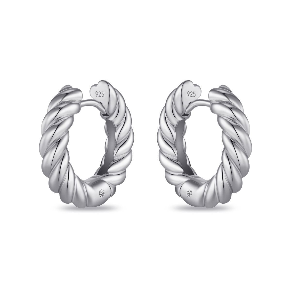 Gisser Oorringen Zilver Gerhodineerd – KC1066/22