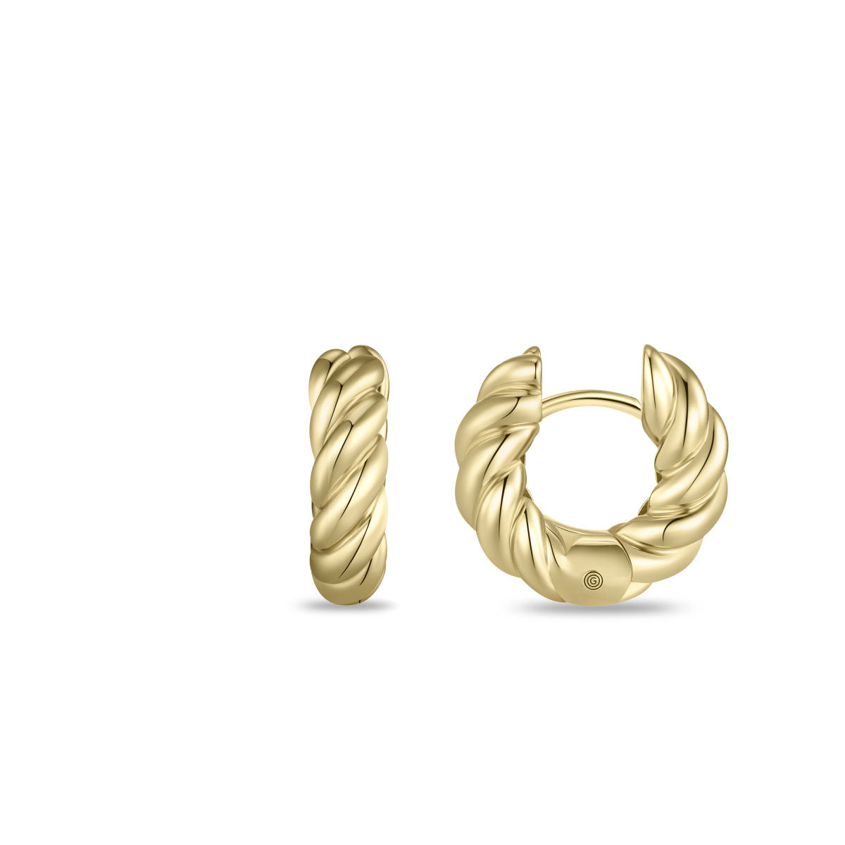 Gisser Oorringen Zilver Geel Verguld – KC1066Y/18 – foto 3