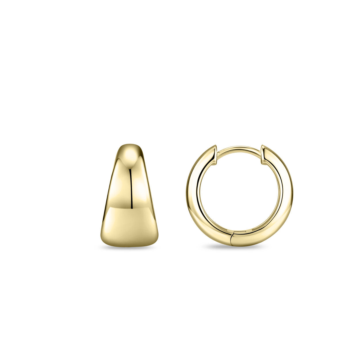 Gisser Oorringen Zilver Geel Verguld – KC1067Y – foto 3