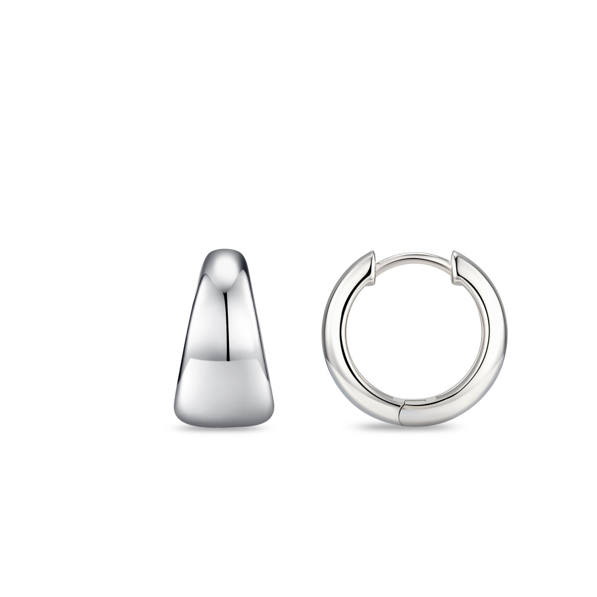 Gisser Oorringen Zilver Gerhodineerd – KC1067 – foto 3