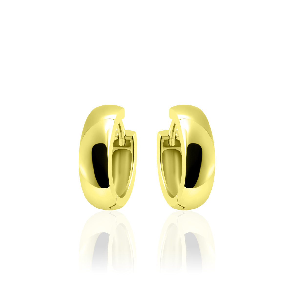Gisser Oorringen Zilver Geel Verguld – KCA5/18Y