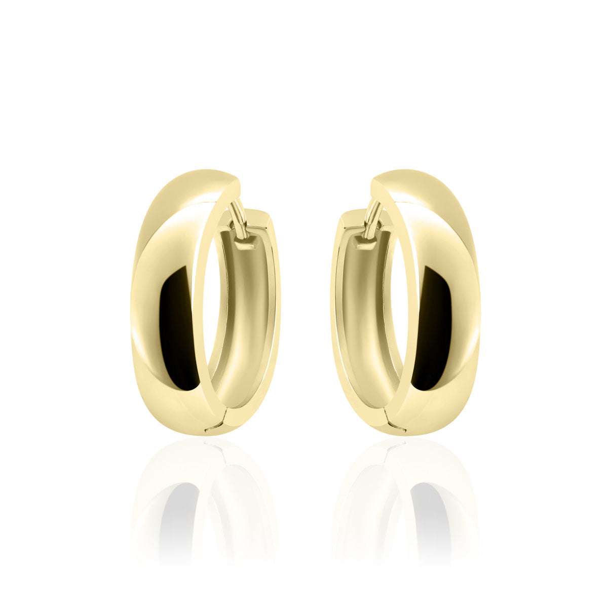 Gisser Oorringen Zilver Geel Verguld – KCA5/22Y