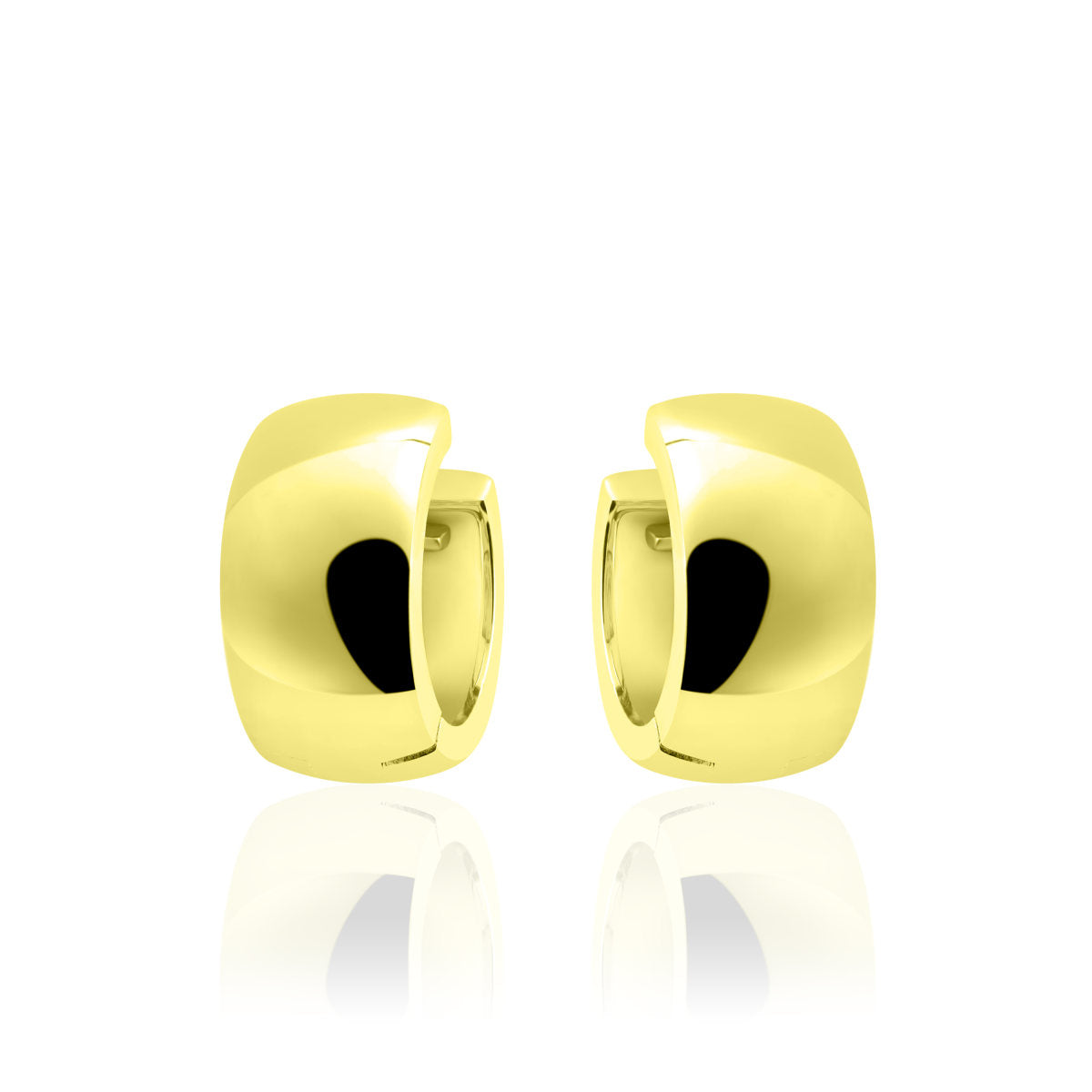Gisser Oorringen Zilver Geel Verguld – KCA9/18Y