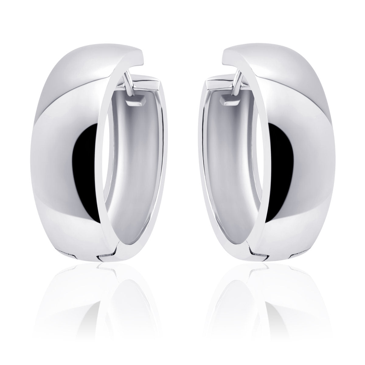 Gisser Oorringen Zilver Gerhodineerd – KCA9/30