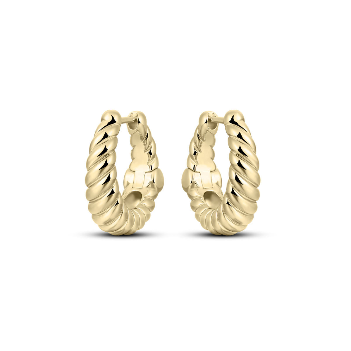 Gisser Oorringen Zilver Geel Verguld – KCJ6/18Y