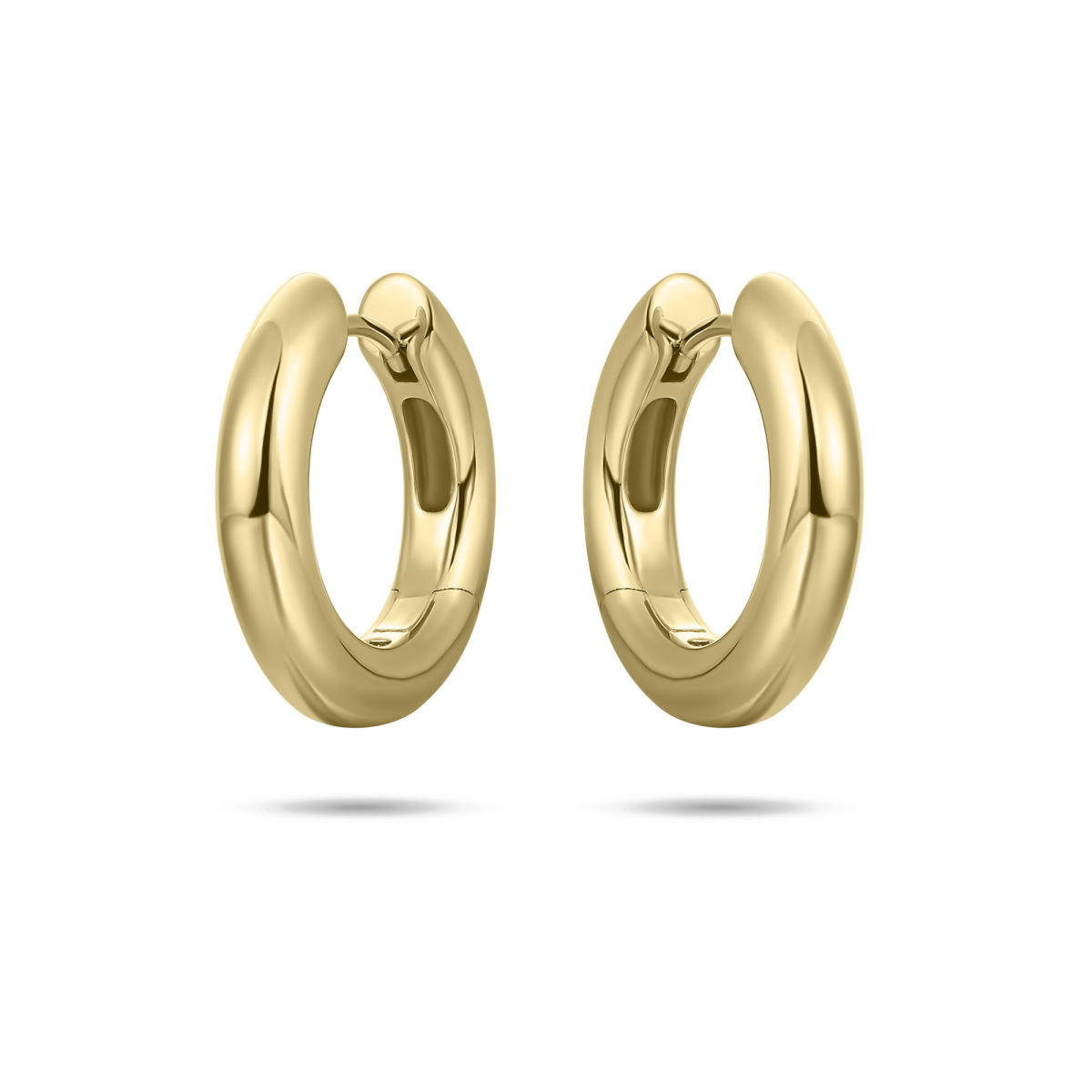 Gisser Oorringen Zilver Geel Verguld – KCL4/20Y
