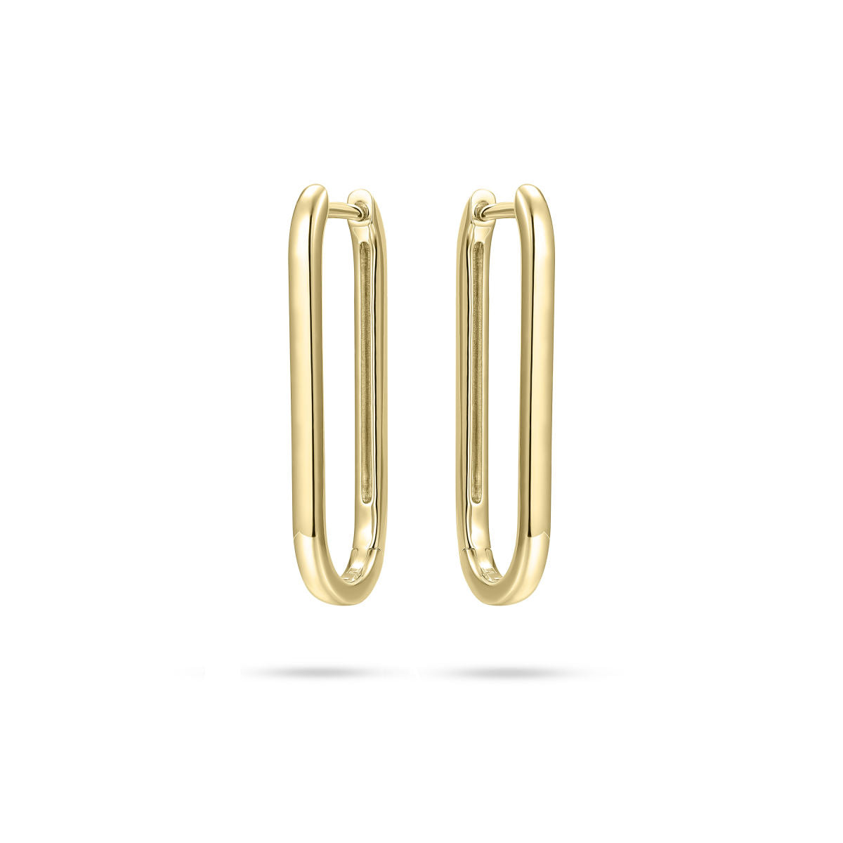 Gisser Oorringen Zilver Geel Verguld – KCQ2/30Y