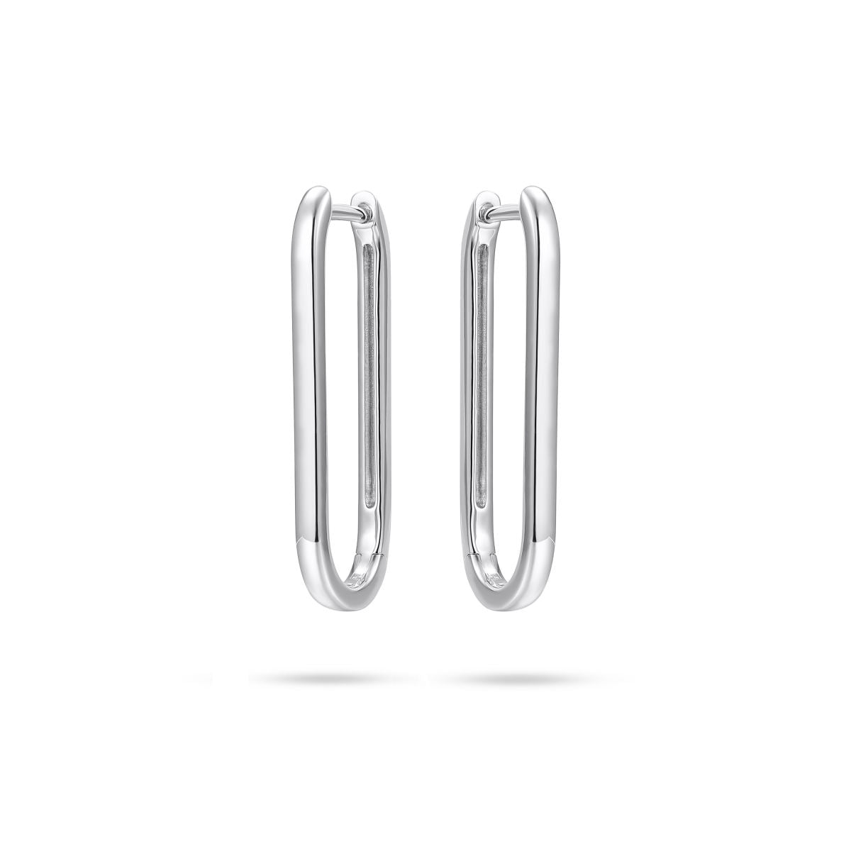 Gisser Oorringen Zilver Gerhodineerd – KCQ2/30
