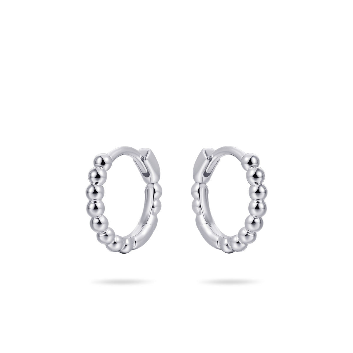 Gisser Oorringen Zilver Gerhodineerd – KCR2/13.5