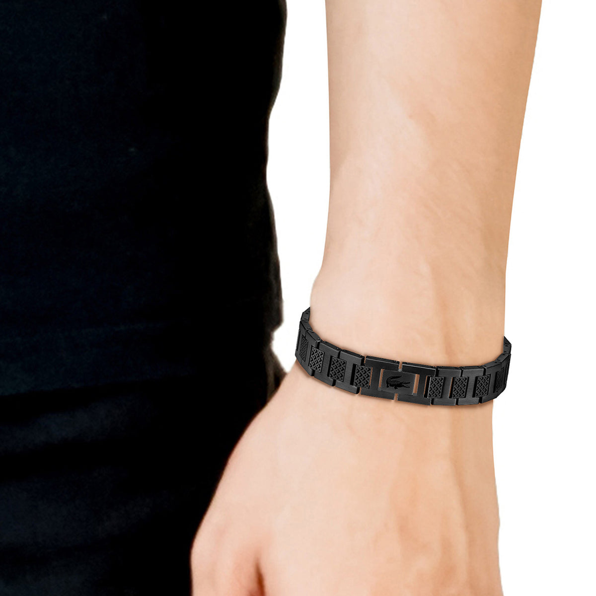 Lacoste Armband LCJ2040119 Heren Zwart 19 cm