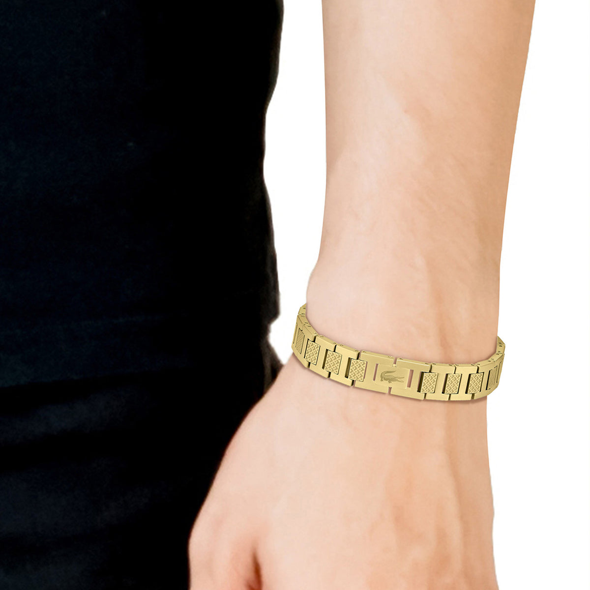 Lacoste Armband LCJ2040120 Heren Goudkleurig 19 cm