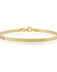 Sparkling Jewels Armband Herringbone chain gold plated - Silver - 19cm LK-HBG-019 - PansiteNederland.nl