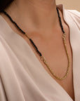 Sparkling Jewels Armband Rope chain gold plated - Silver - 19cm LK-RPG-019