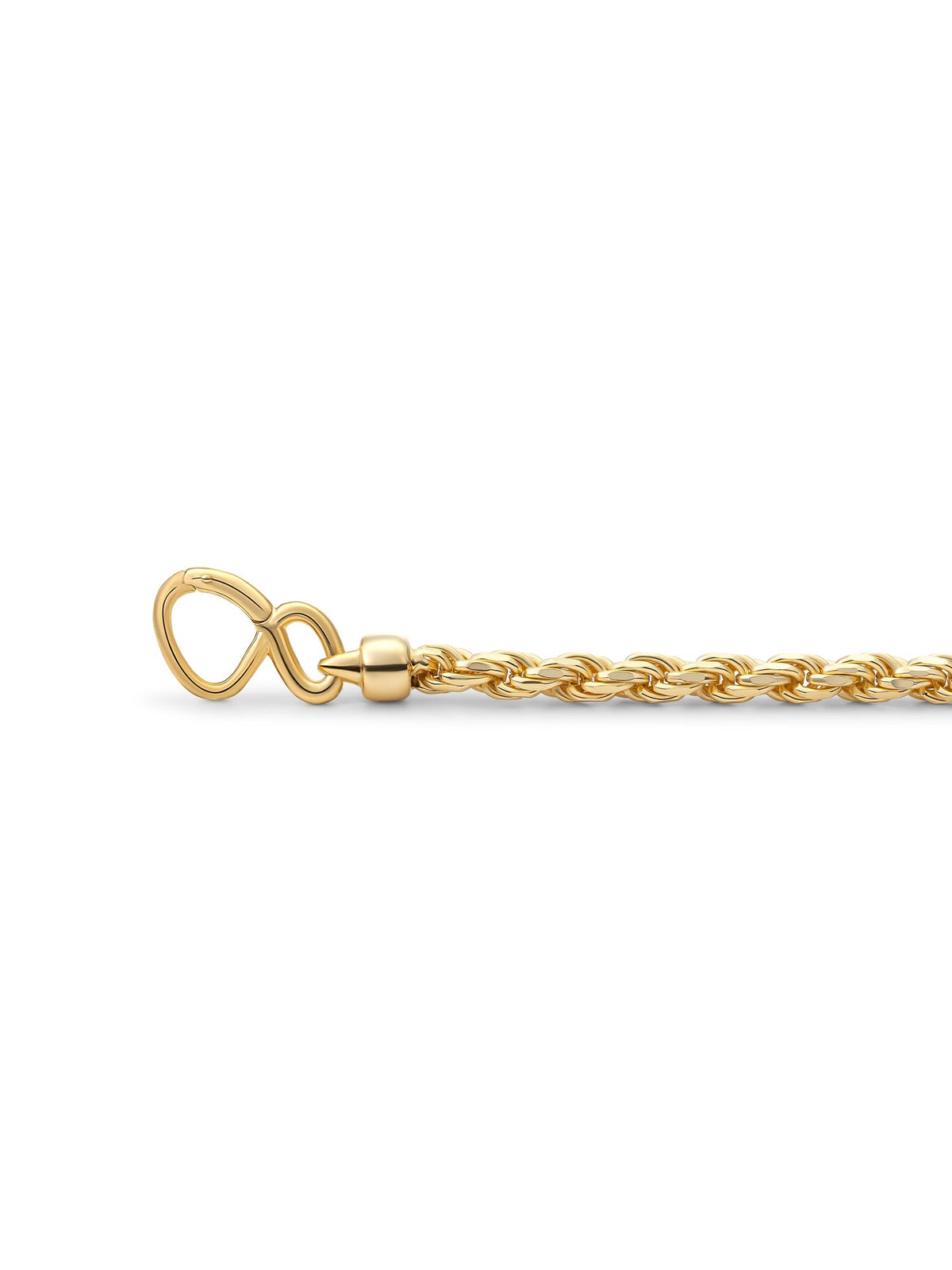 Sparkling Jewels Armband Rope Chain Plated LK-RPG-019 Zilverkleurig