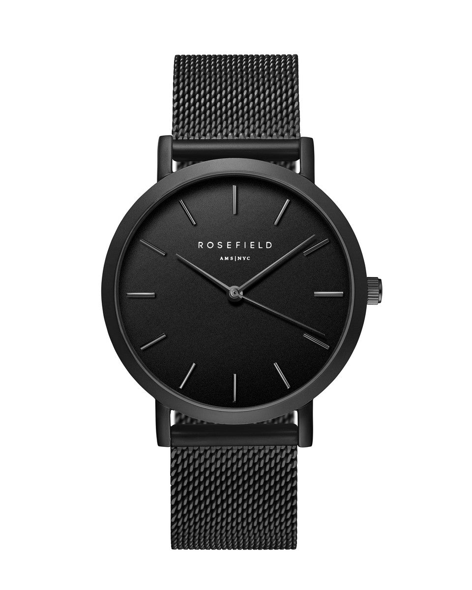Rosefield horloge MBB-M43 THE MERCER Black-Black - PansiteNederland.nl