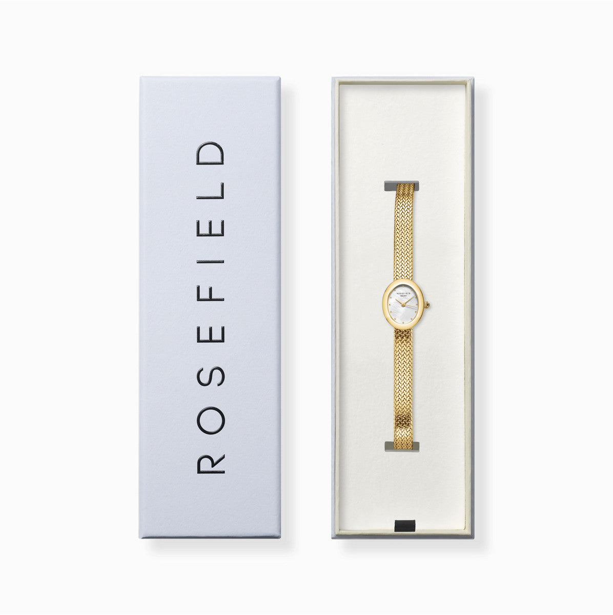 Rosefield Dameshorloge MWGMG-M02 Goudkleurig 18x22mm
