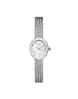 Rosefield horloge MWSMS-M05 Mini Oval White Silver
