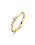 Geelgouden ring met 0.08 diamant crt H-Si, exclusief en kwalitatief hoogwaardig. Ontdek nu!