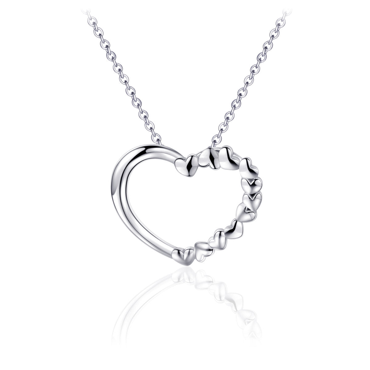 Gisser Ketting Zilver Gerhodineerd 42+5 cm – N1027