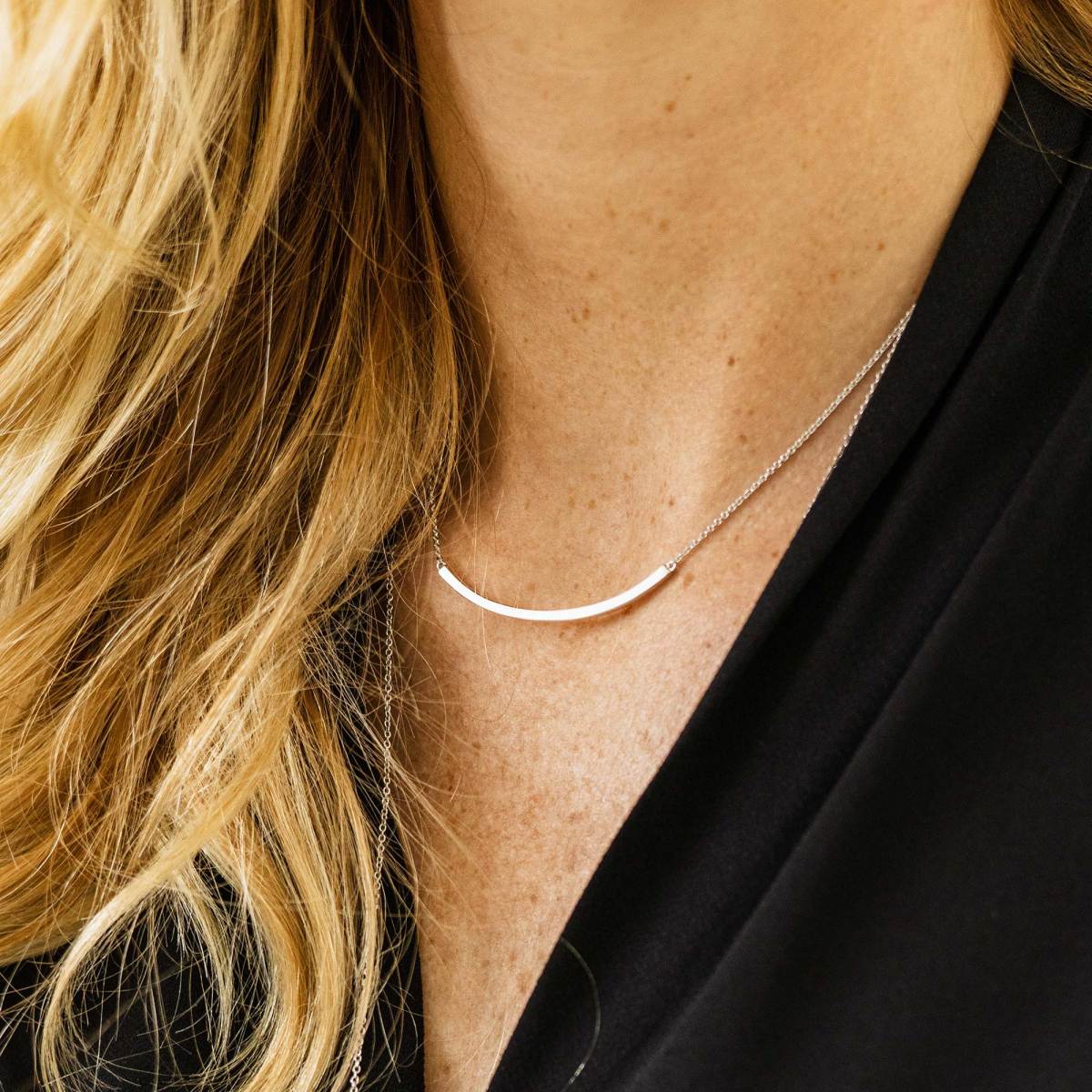 Gisser Ketting Zilver Gerhodineerd 42+5 cm – N1072 – foto 2
