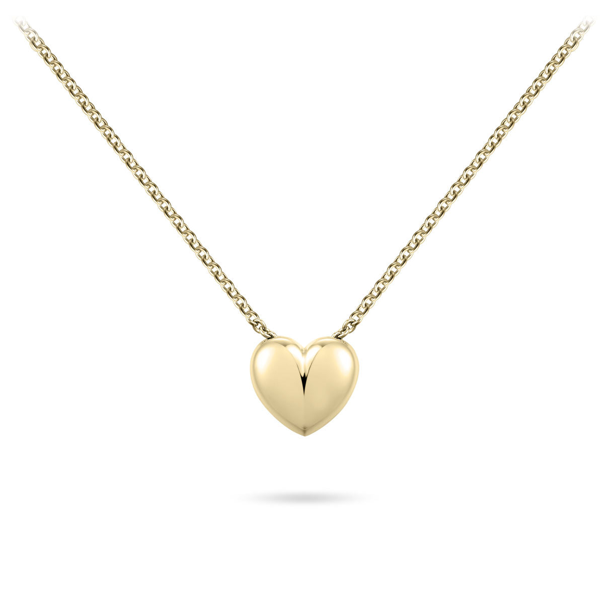 Gisser Ketting Zilver Geel Verguld 42+5 cm – N1091Y