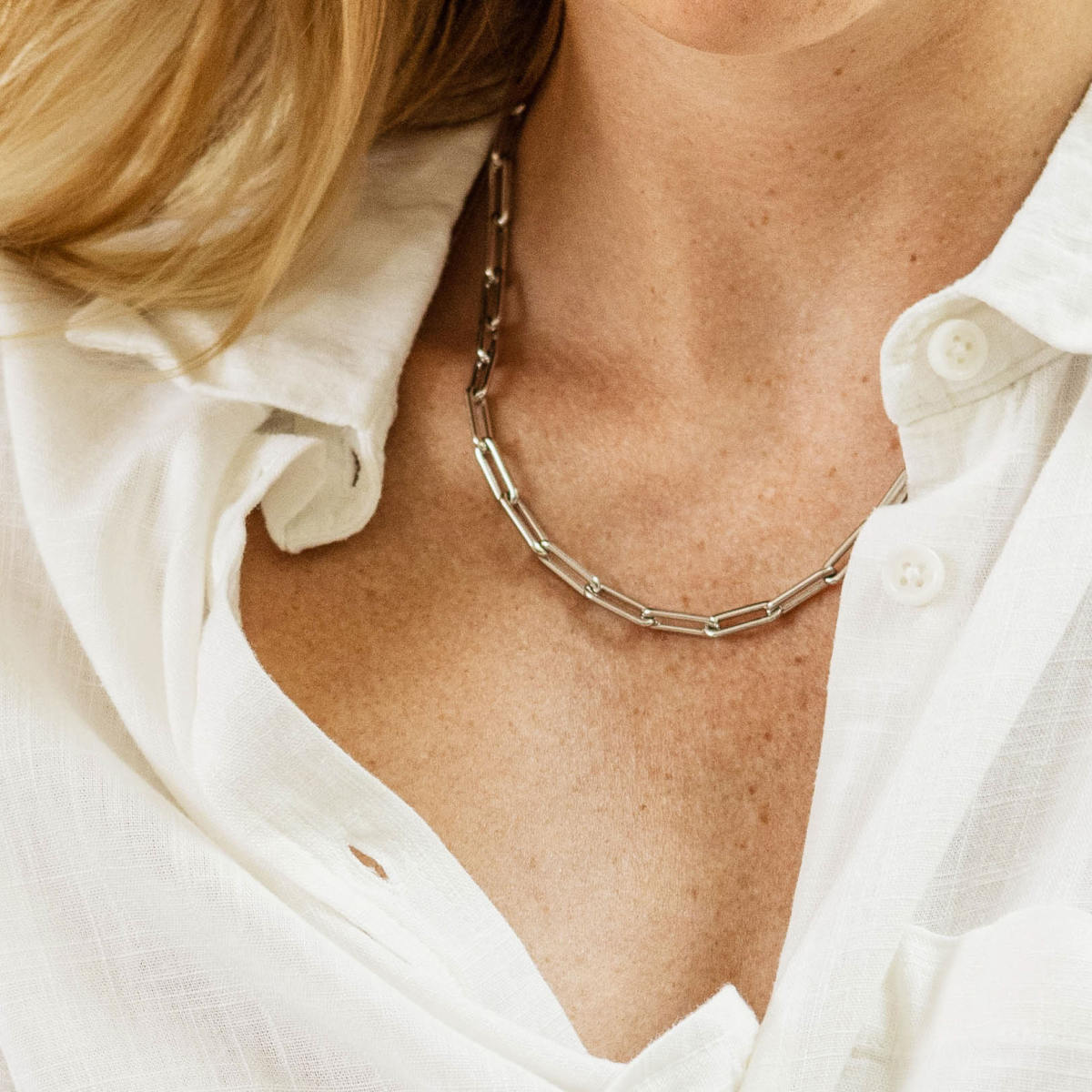 Gisser Ketting Zilver Gerhodineerd 45+5 cm – N1098 – foto 2