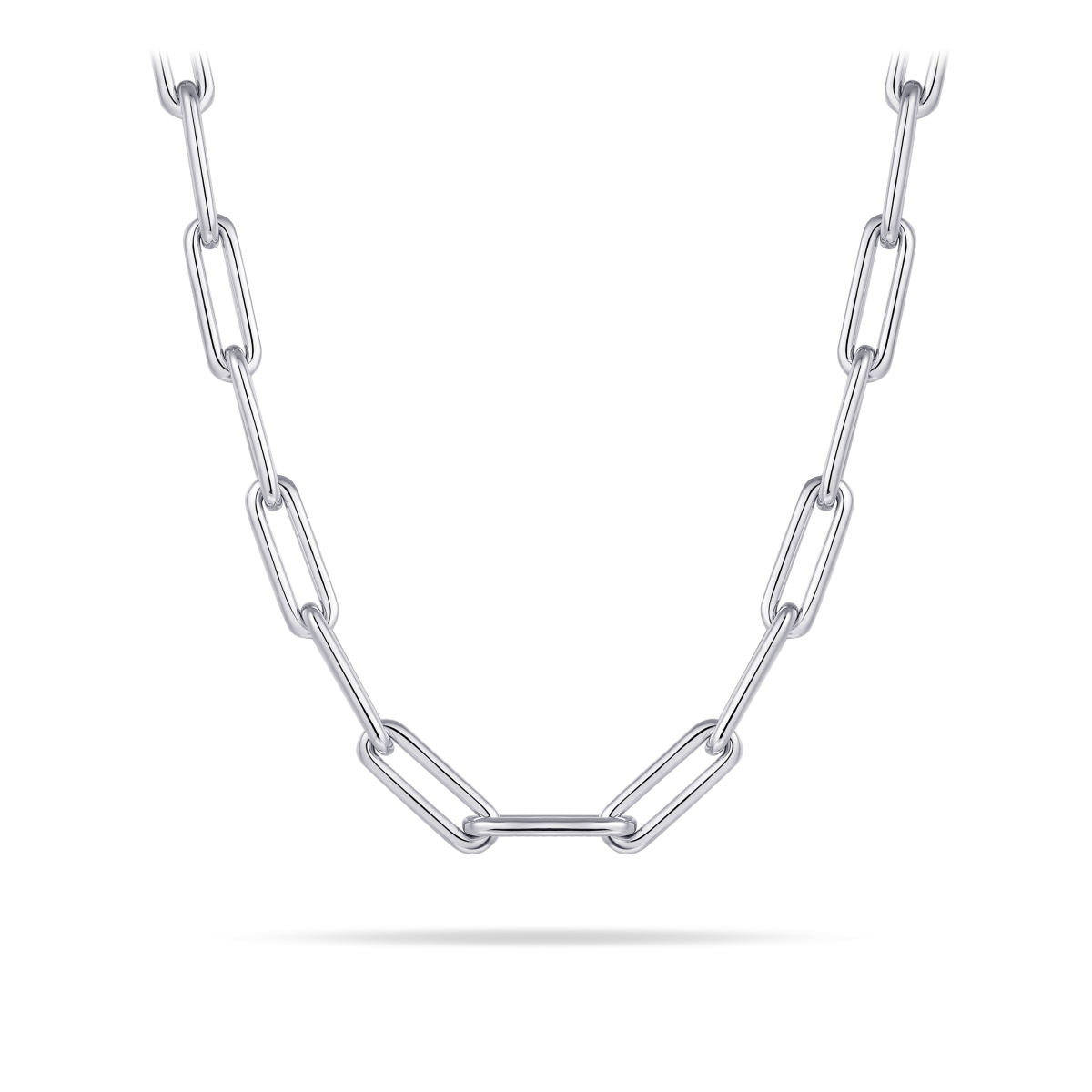 Gisser Ketting Zilver Gerhodineerd 45+5 cm – N1098