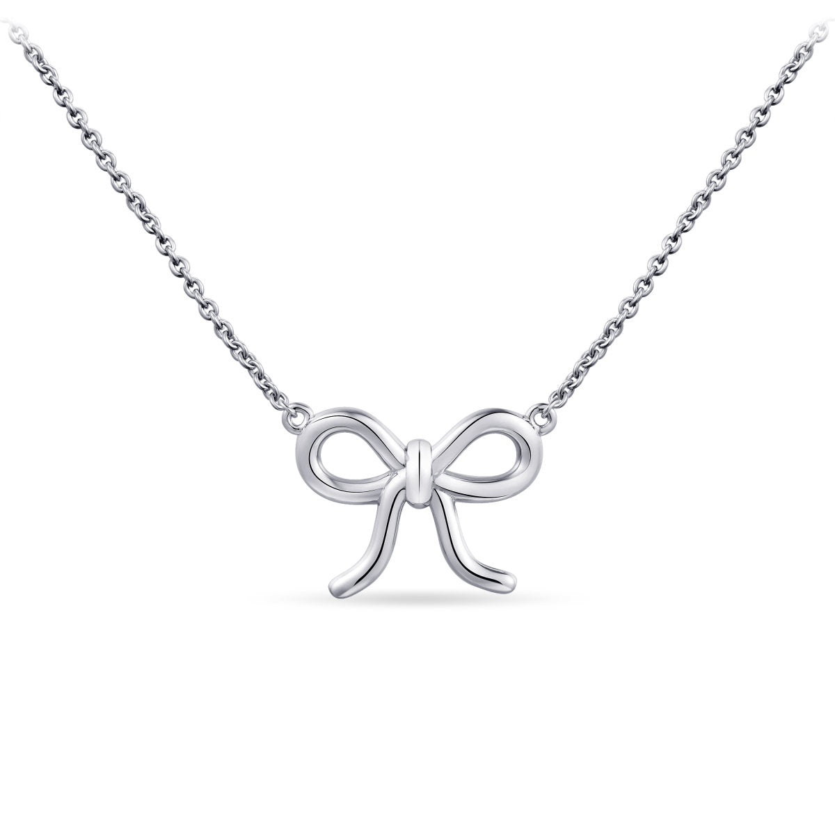 Gisser Ketting Zilver Gerhodineerd 42+5 cm – N1104