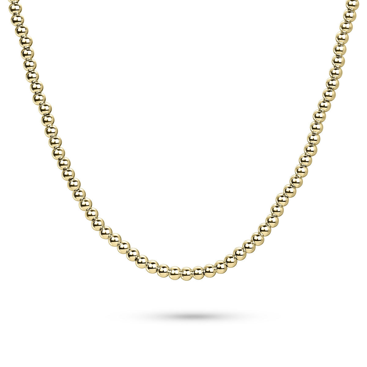 Gisser Ketting Zilver Geel Verguld – N1118Y