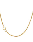 Sparkling Jewels Ketting | 3mm Gold - 42cm +2cm NLK-G-3MM - PansiteNederland.nl