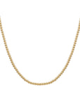 Sparkling Jewels Ketting | 3mm Gold - 42cm +2cm NLK-G-3MM - PansiteNederland.nl