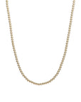 Sparkling Jewels Ketting 4mm Gold 42+2cm NLK-G-4MM-042