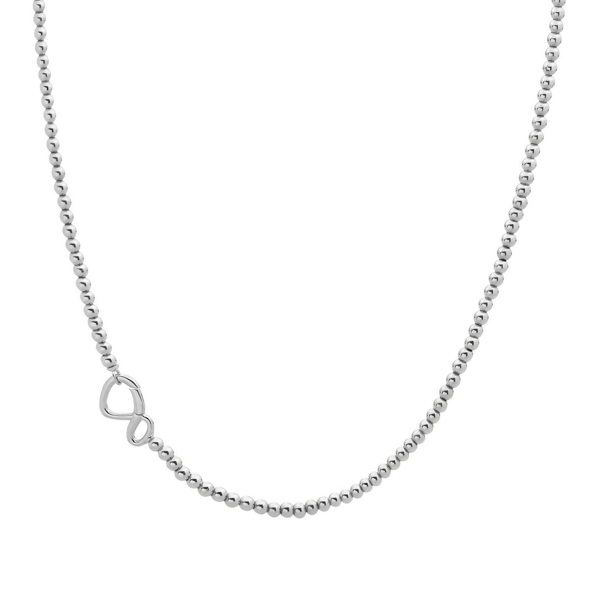 Sparkling Jewels Ketting | 3mm Silver - 42cm +2cm NLK-S-3MM - PansiteNederland.nl