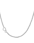 Sparkling Jewels Ketting | 3mm Silver - 42cm +2cm NLK-S-3MM - PansiteNederland.nl