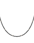 Sparkling Jewels Ketting | 2mm Onyx Gold - 42cm +2cm NLK04G-G07 - PansiteNederland.nl