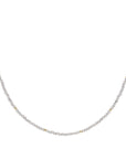 Sparkling Jewels ketting 2mm Labradorite Gold - 42cm +2cm NLK04G-G18