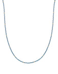 Sparkling Jewels Ketting Ocean Topaz Quartz 2mm Gold 42+2cm NLK04G-G67