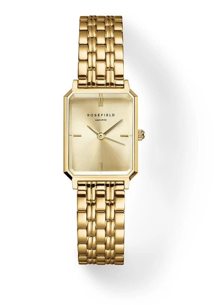 Rosefield horloge OCGSG-O82 Octagon XS Champagne Gold Steel - PansiteNederland.nl