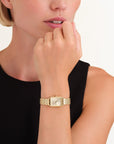 Rosefield horloge OCGSG-O82 Octagon XS Champagne Gold Steel - PansiteNederland.nl