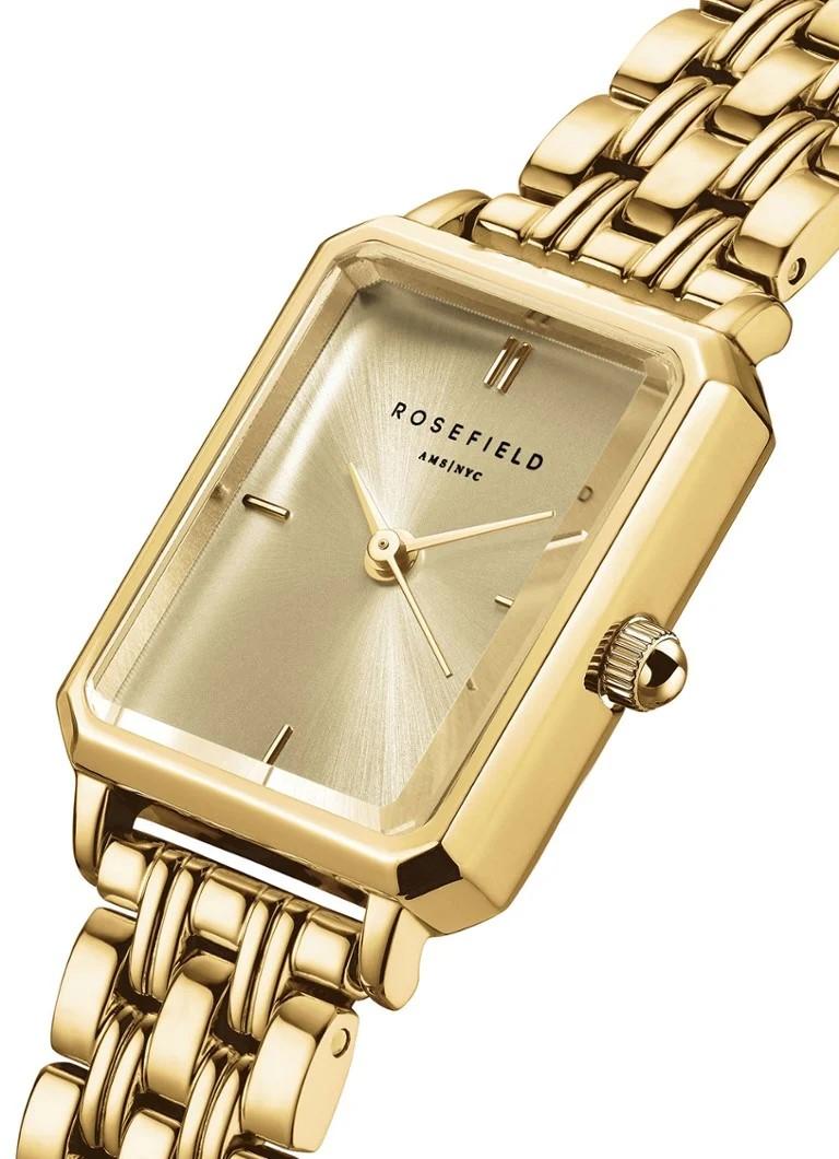 Rosefield horloge OCGSG-O82 Octagon XS Champagne Gold Steel - PansiteNederland.nl