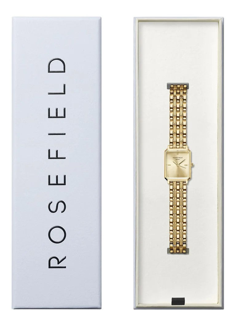 Rosefield horloge OCGSG-O82 Octagon XS Champagne Gold Steel - PansiteNederland.nl