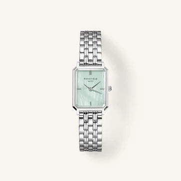 Rosefield horloge OGGSS-O72 Octagon XS Green MOP Steel Silver - PansiteNederland.nl