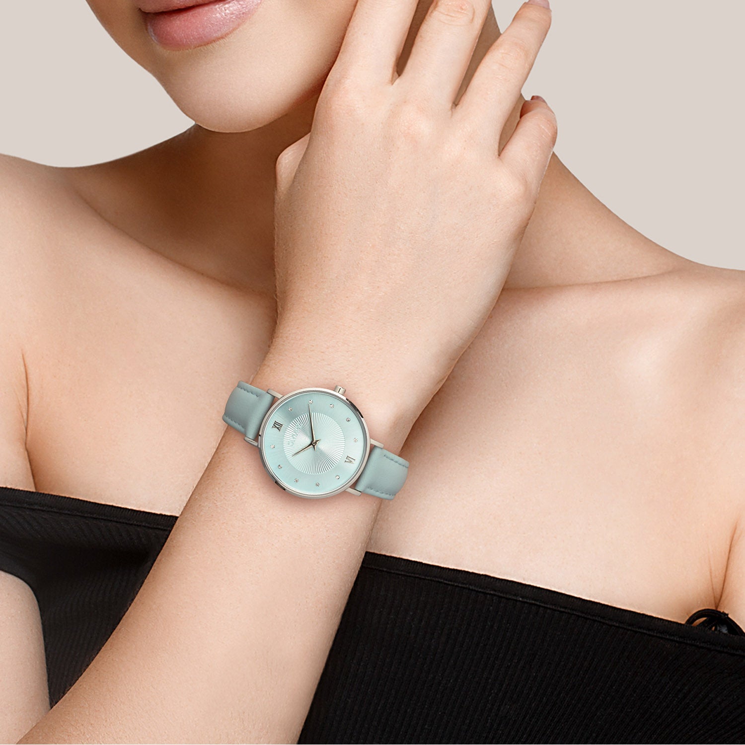 Olympic OL1DSL001 Soline Horloge Dames Staal 32mm