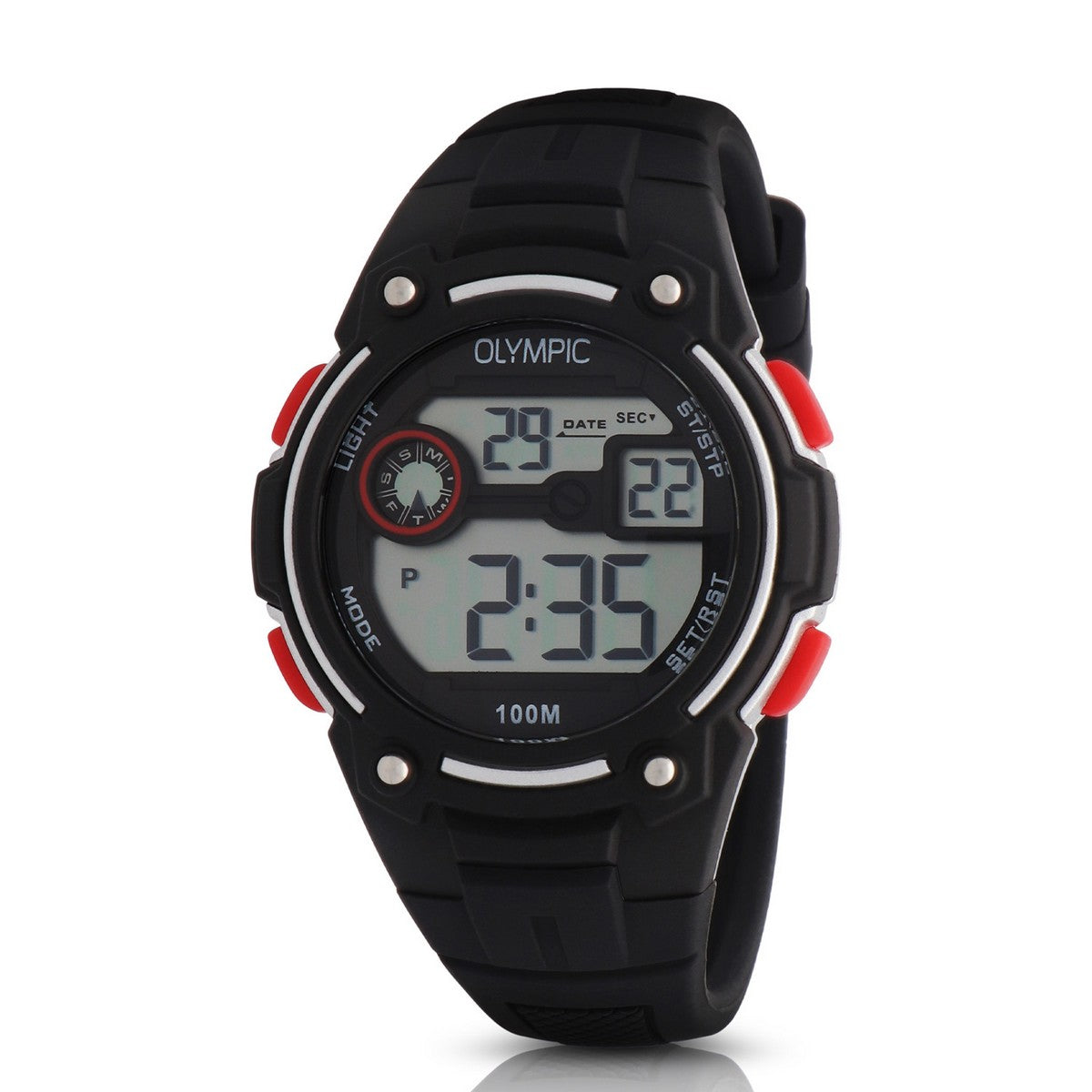 Olympic OL45HKR014 Digital Kids Zwa/Zil/Rood 35mm, exclusief en kwalitatief hoogwaardig. Ontdek nu!