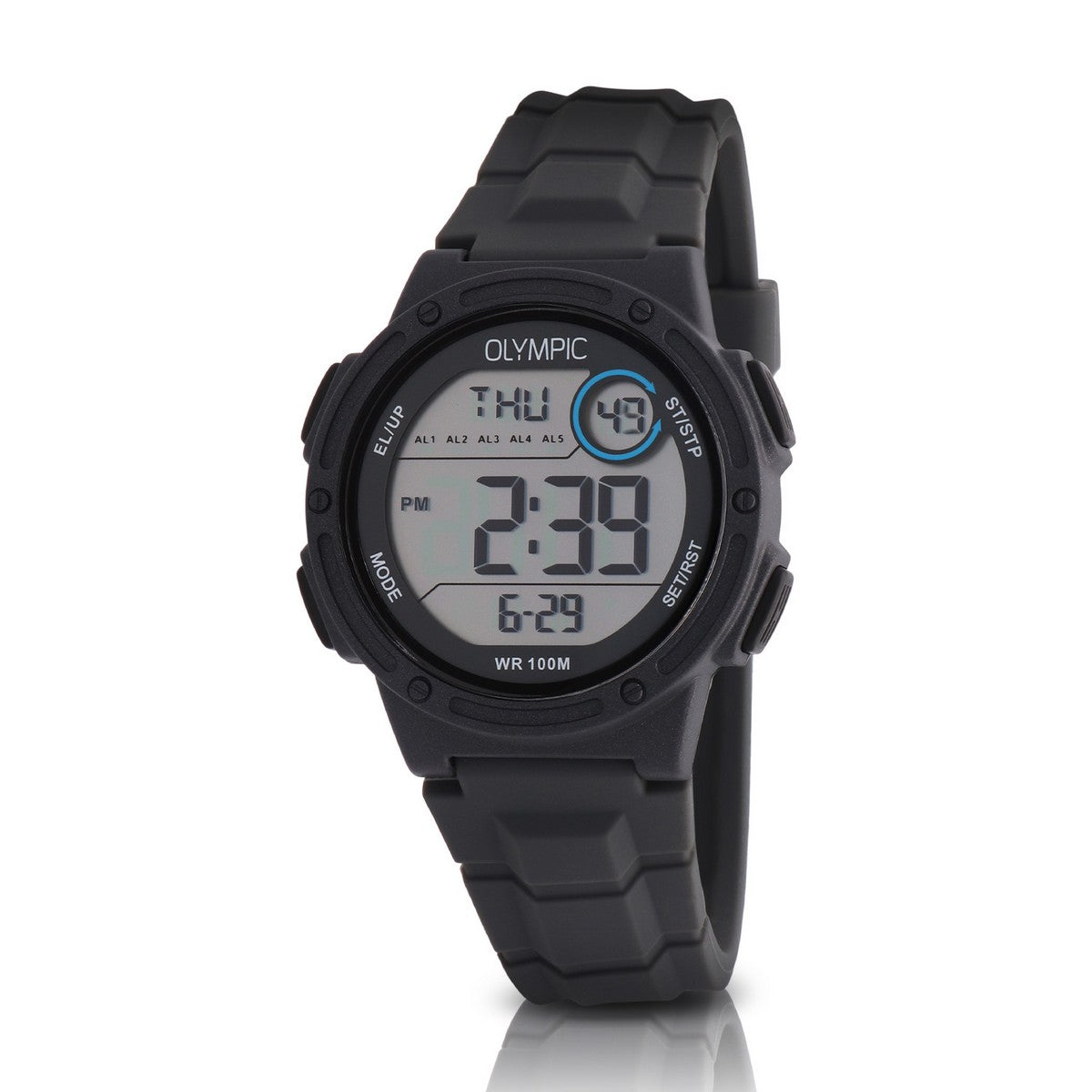 Olympic OL45HKR019 Digital Kids Grijs 40mm, exclusief en kwalitatief hoogwaardig. Ontdek nu!