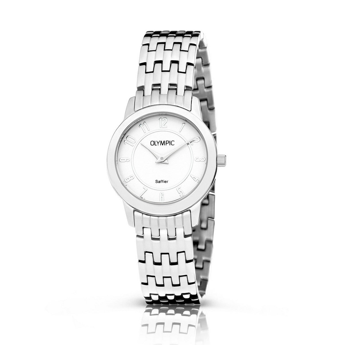 Olympic OL66DSS020 FLEUR Horloge - Staal - Bracelet - Arabisch, exclusief en kwalitatief hoogwaardig. Ontdek nu!